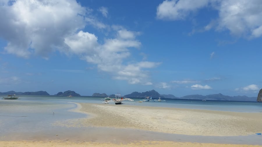 Geniet van de geweldige stranden op Palawan