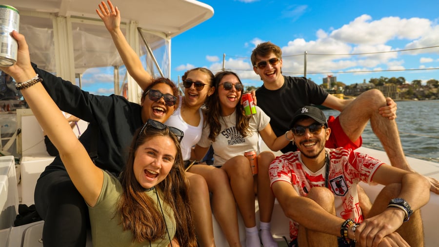 Cruise Sydney Harbour with your new travel crew
