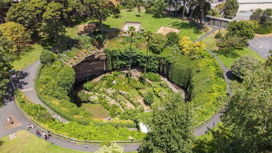 Umpherston Sinkhole i Mount Gambier