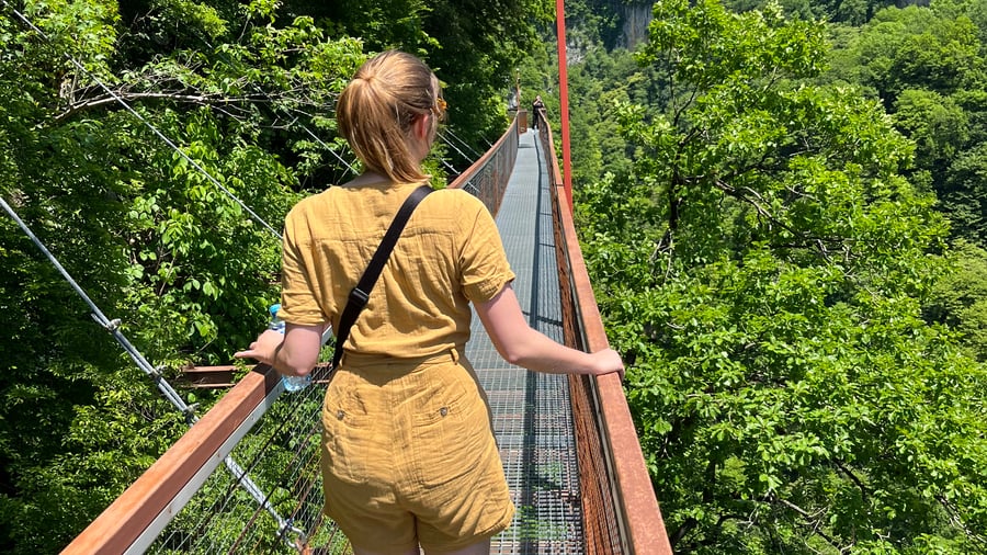 Exploring Okatse Canyon