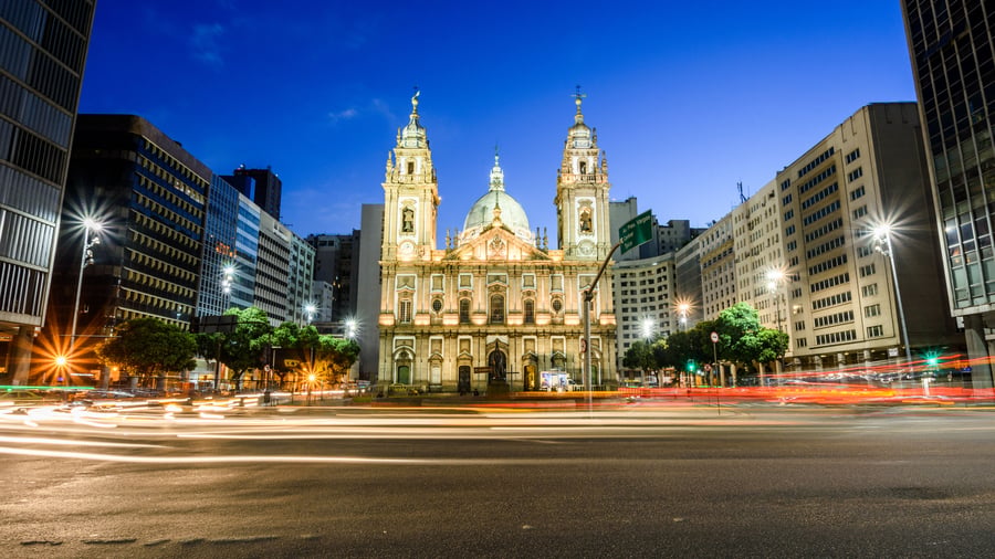 Aftenstemning i Rio de Janeiro
