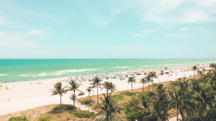 Nyd den smukke kystlinje på østkysten i USA