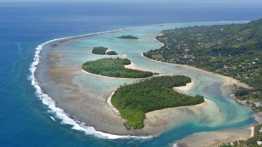 Inflygning till Rarotonga