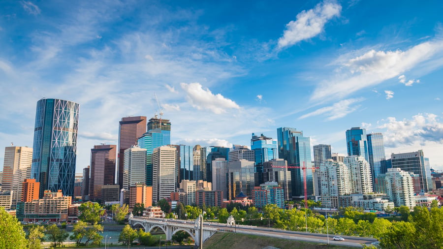 Skyline i Calgary