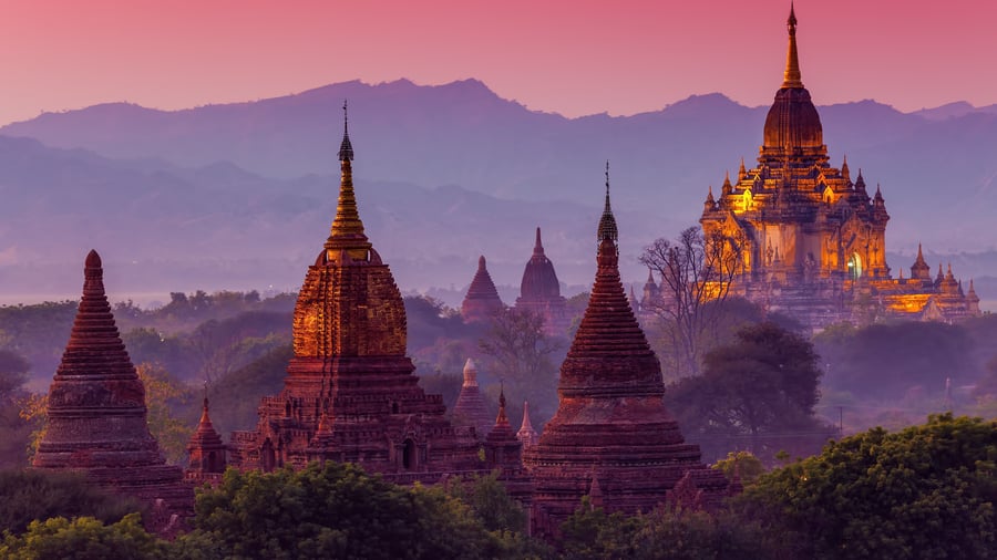Bagan-templerne i Myanmar