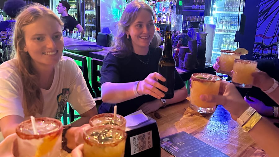 Go out for drinks and music
