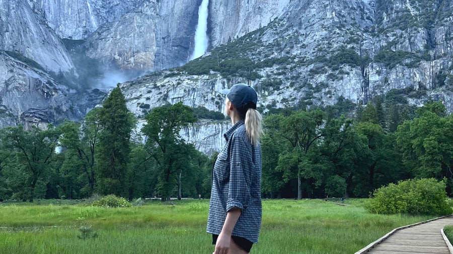 Kör från San Francisco till Yosemite NP. 