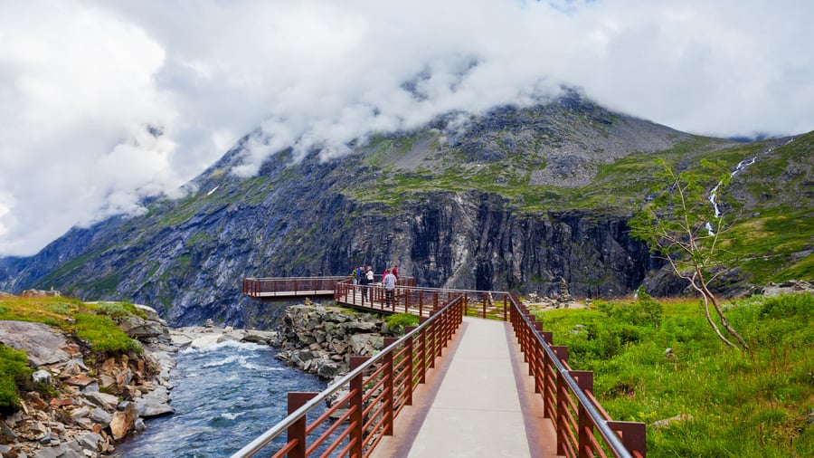 Trollstigen fra Åndalsnes