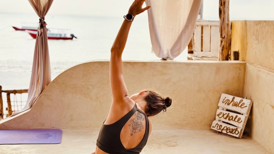Yoga på Zanzibar