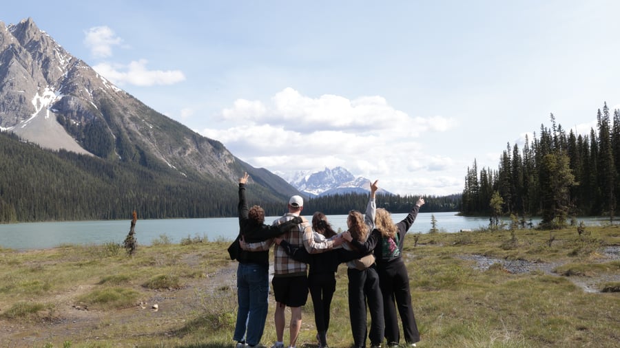 Group of friends at Revelstoke