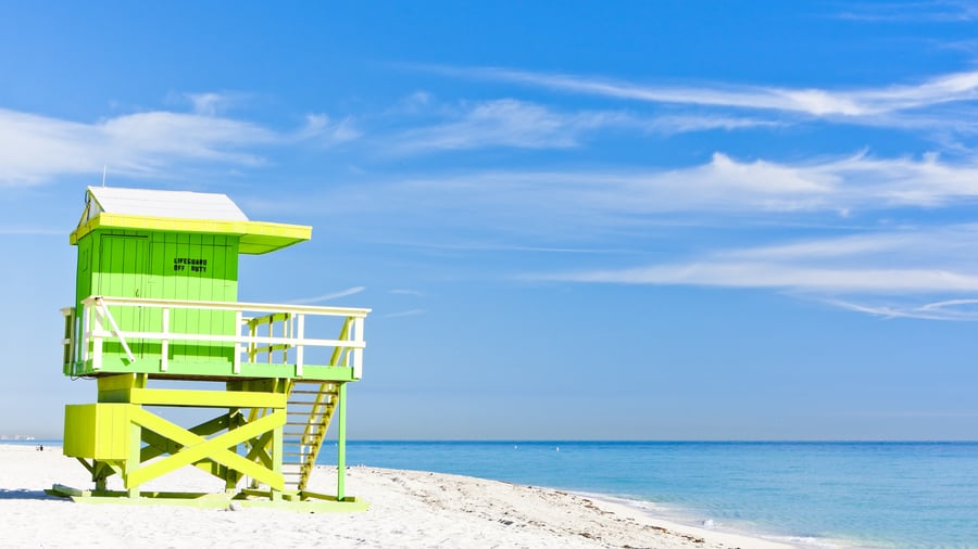Life guard on duty. 