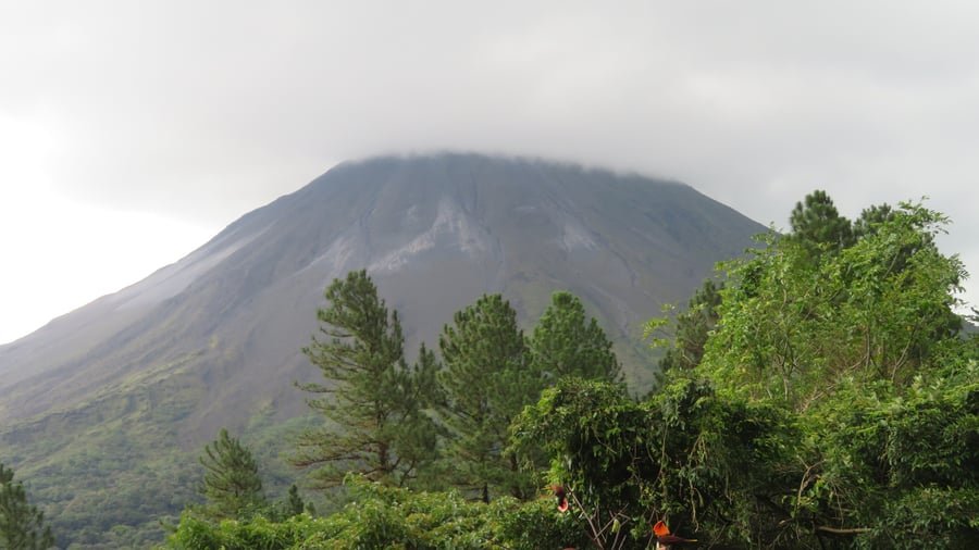 Stor vulkan på Costa Rica