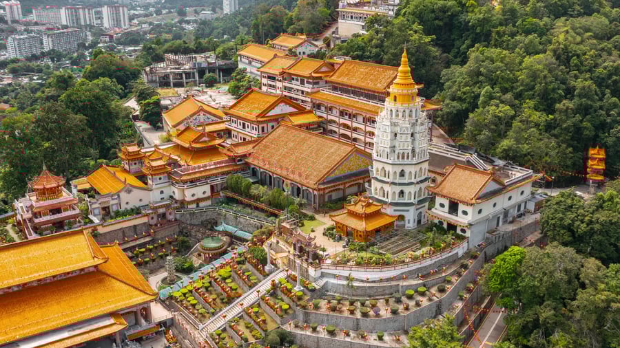 Oplev Kek Lok Si-templet i Penang