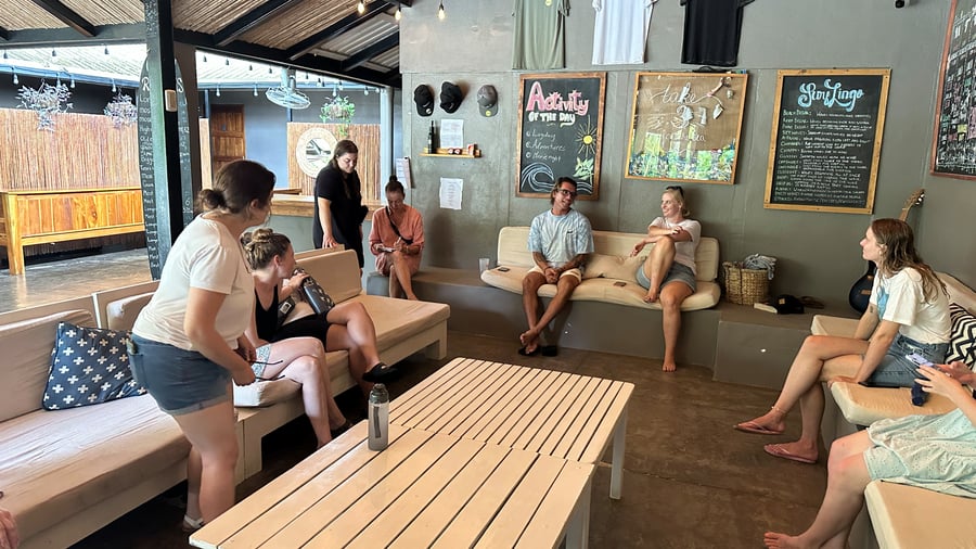 Chill at surf camp in Costa Rica