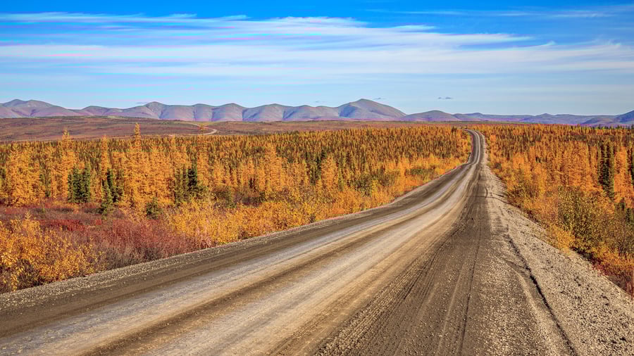 Dempster Highway, Yukon og Northwest Territories