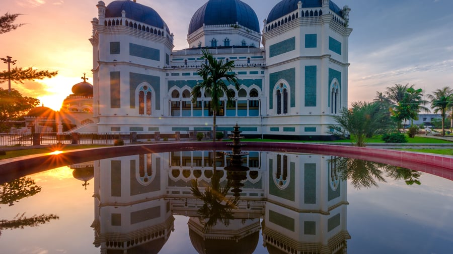 Al-Mashun Moske i Medan