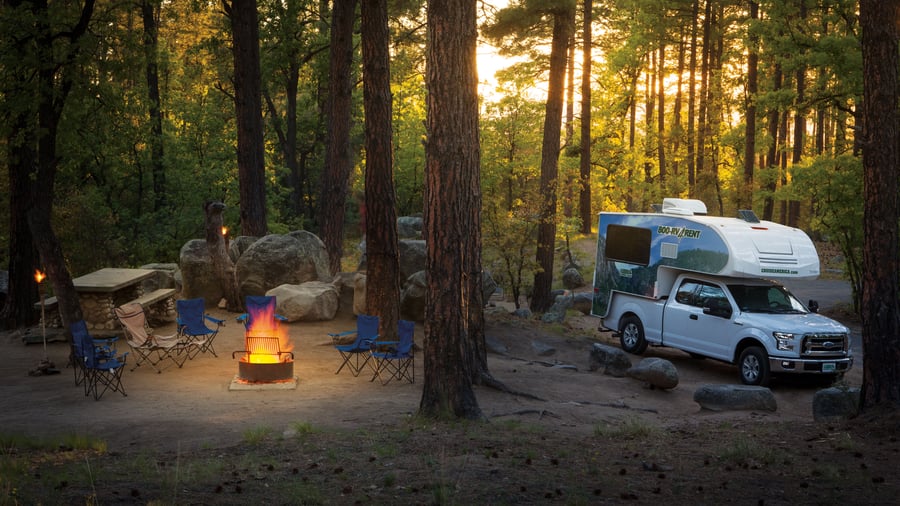 Bo midt i naturen på skønne campingpladser