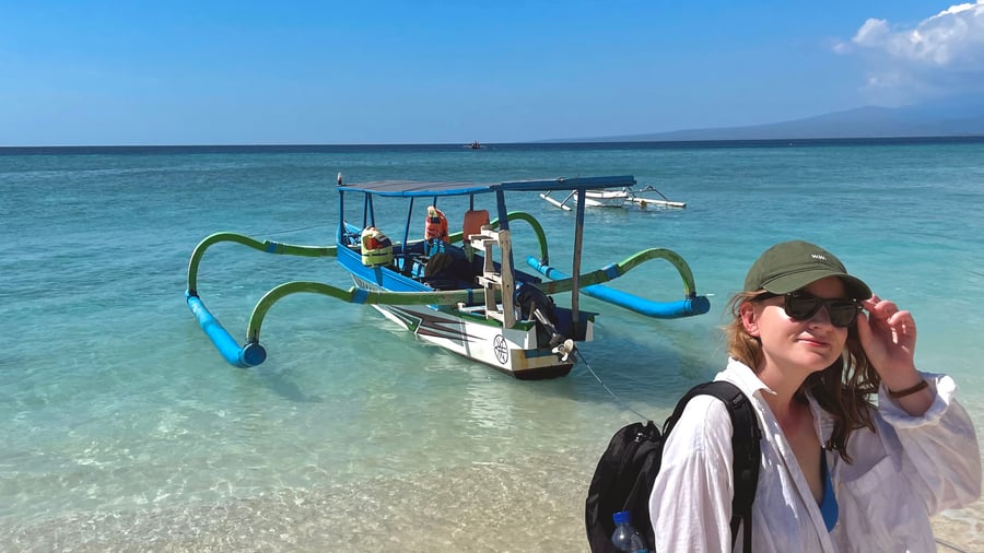 Enjoy the clear waters around the Gili islands