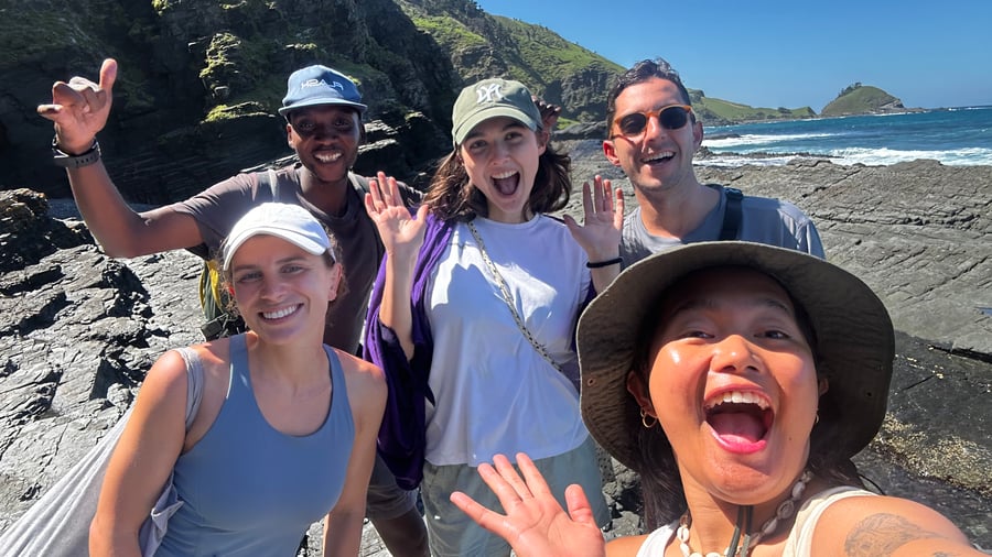 Hike along the coast