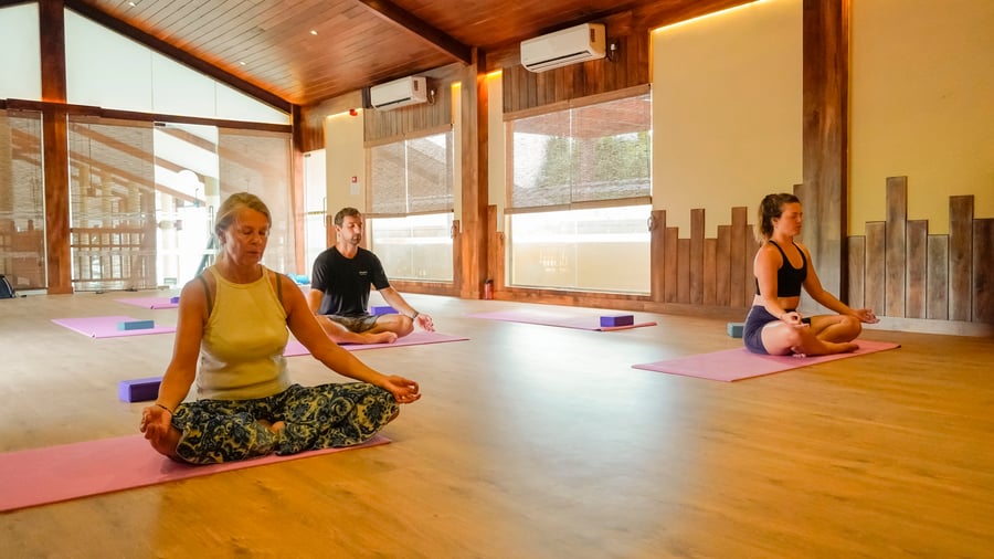 Yoga class