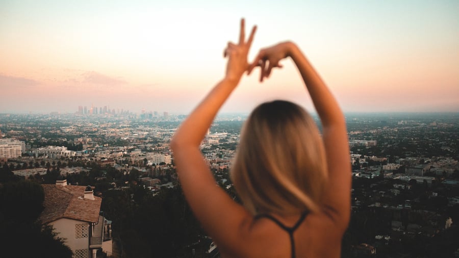 Börja din resa i Los Angeles. 