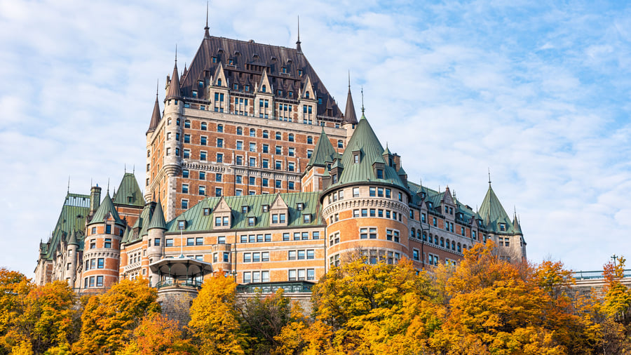 Ren luksus på Château Frontenac i Quebec City
