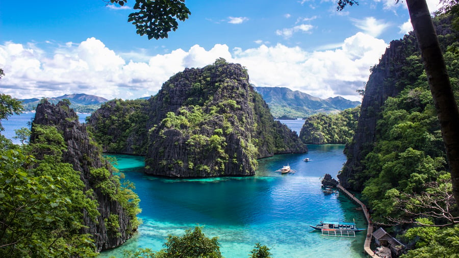 Coron Island in the Philippines 