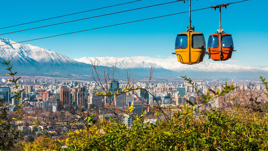 San Cristobal Hill i Santiago