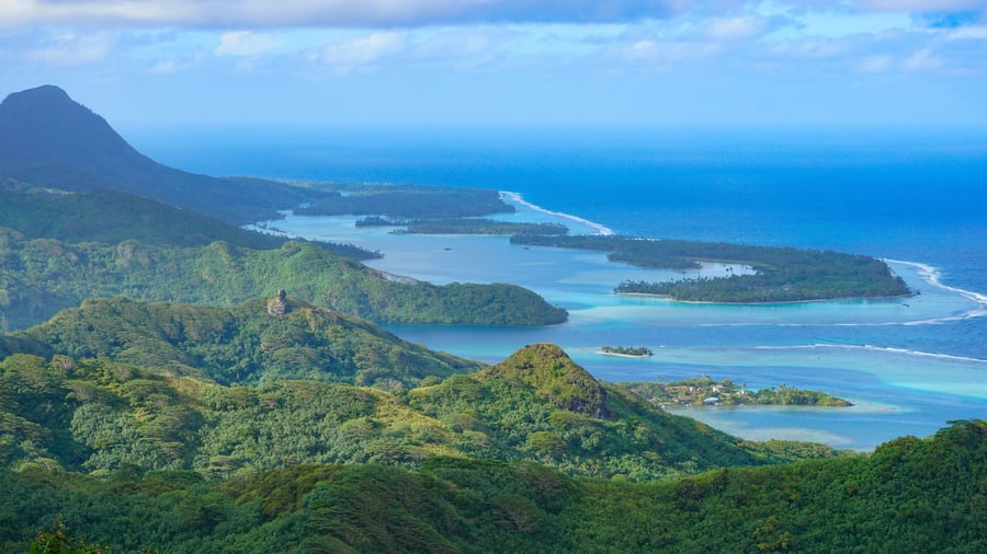 Smukke Huahine er en del af Society Islands