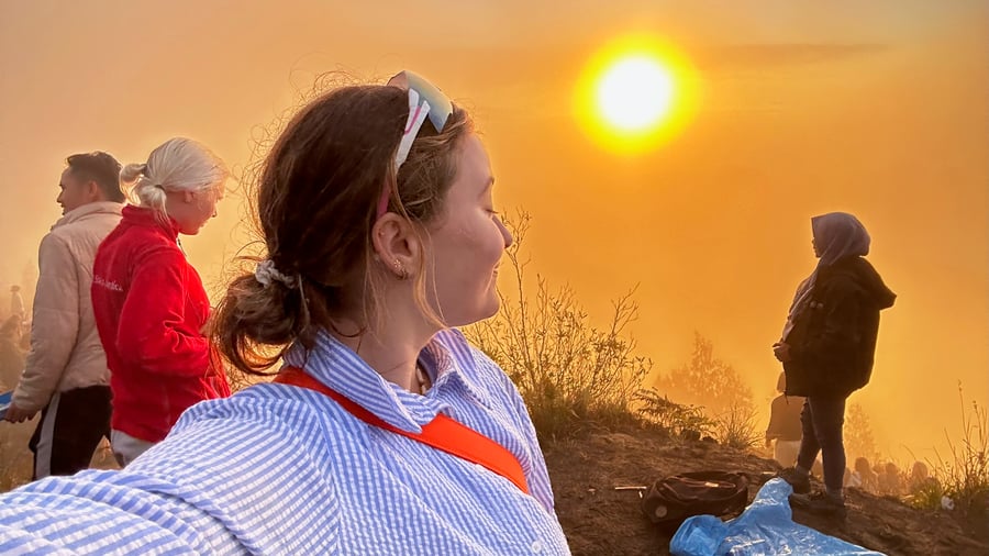 Watch the sunrise from Mt. Batur