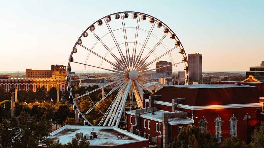 Ferris wheel in Atlanta, Georgia 