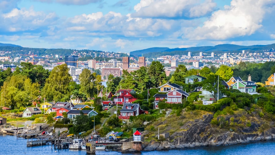 Sejl ud fra Oslo, Norges smukke hovedstad