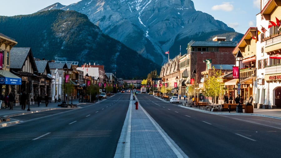Banff är en mycket charmerande stad