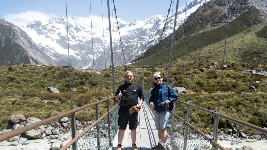 Ganga um Mount Cook þjóðgarðinn