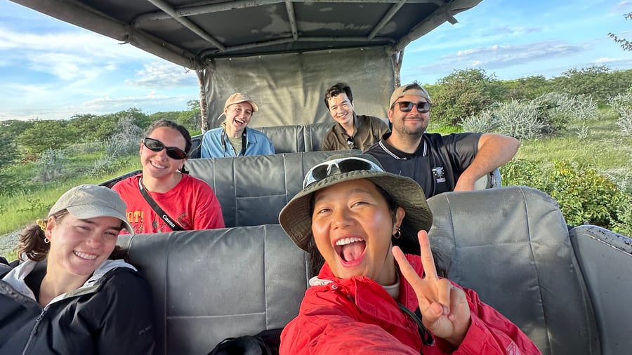 Explore the Masai Mara with your travel crew