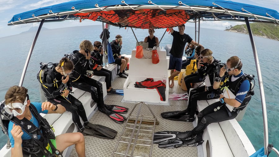 Seychelles are great for diving and snorkelling