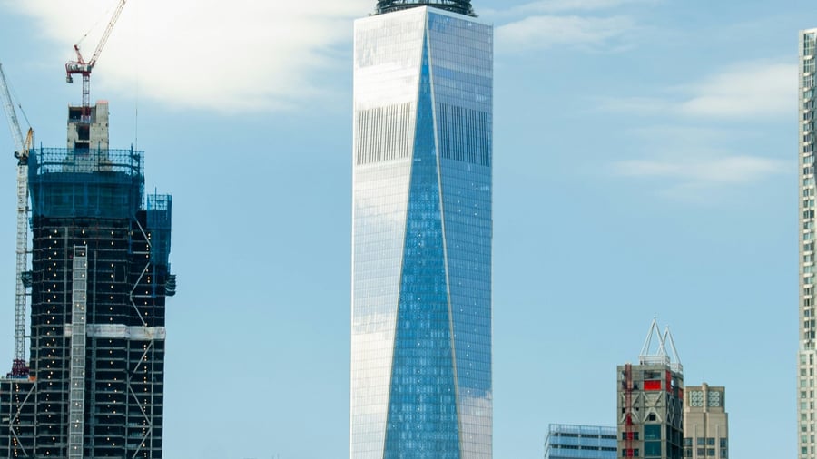 Sunny image of one world observatory