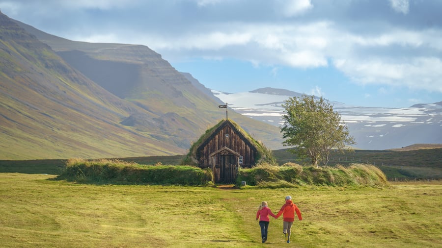 Den historiske Grafarkirkja på Island