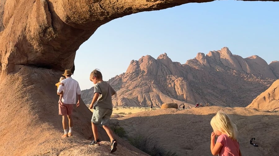 Playing around in Namibia
