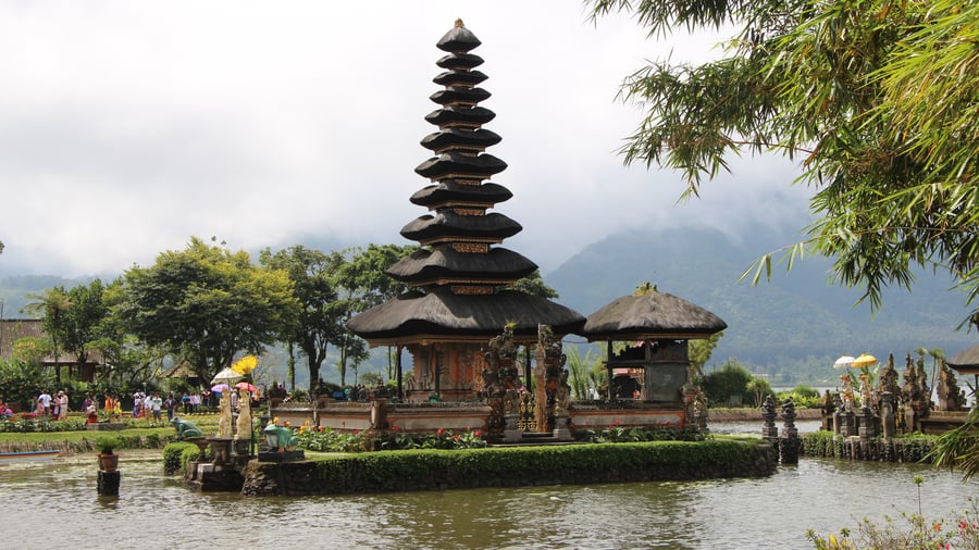 Ulun Danu Temple in Bali, Indonesia
