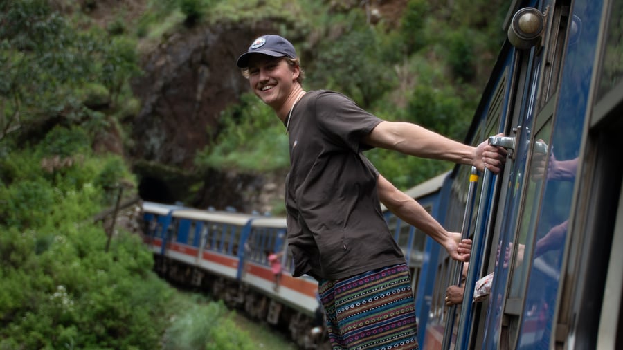 Enjoy the iconic train ride