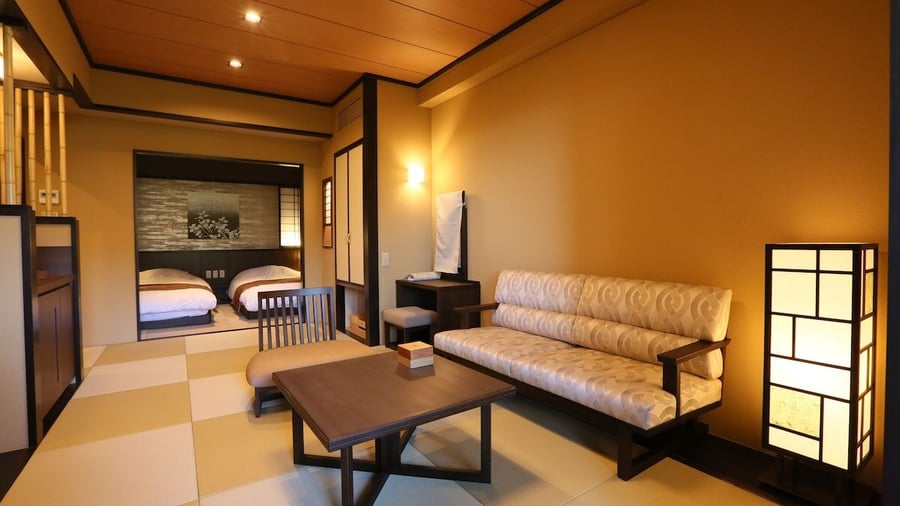 Overnat på en traditionel ryokan i Japan