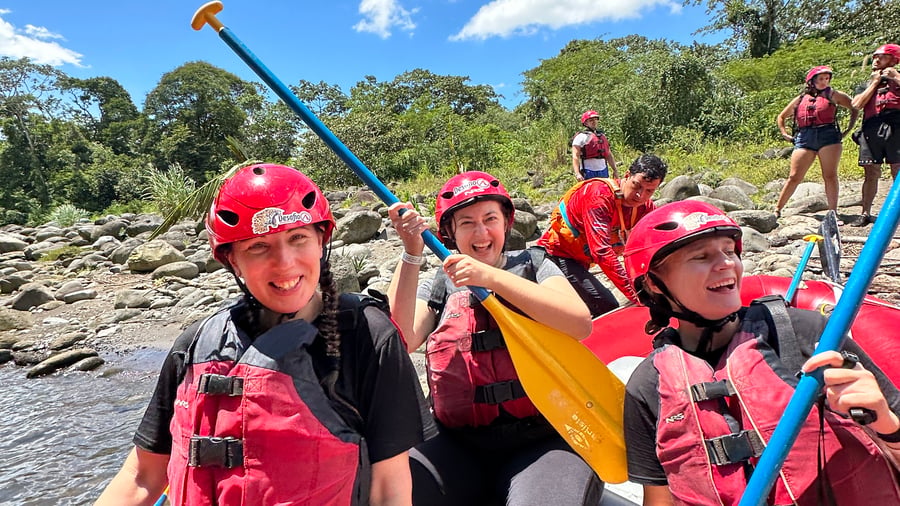 Costa Rica is a great place for rafting