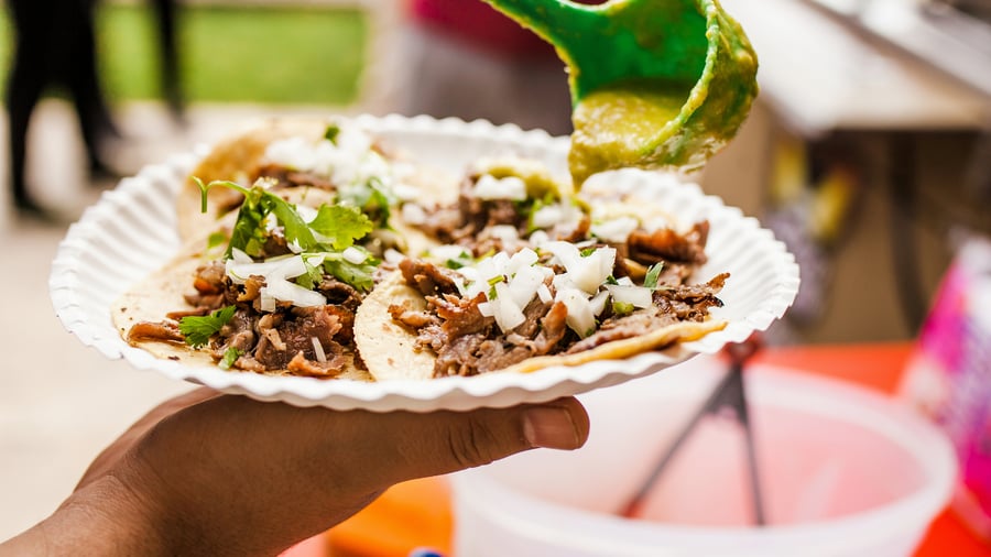Typisk mexicansk street food