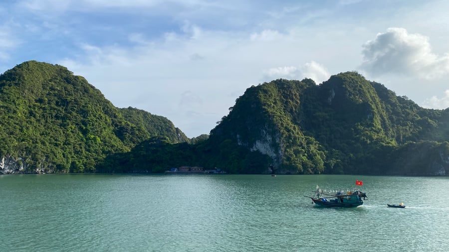 Rotsformaties in Ha Long Bay