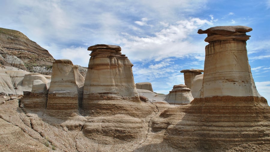Hoodoos ved Drumheller