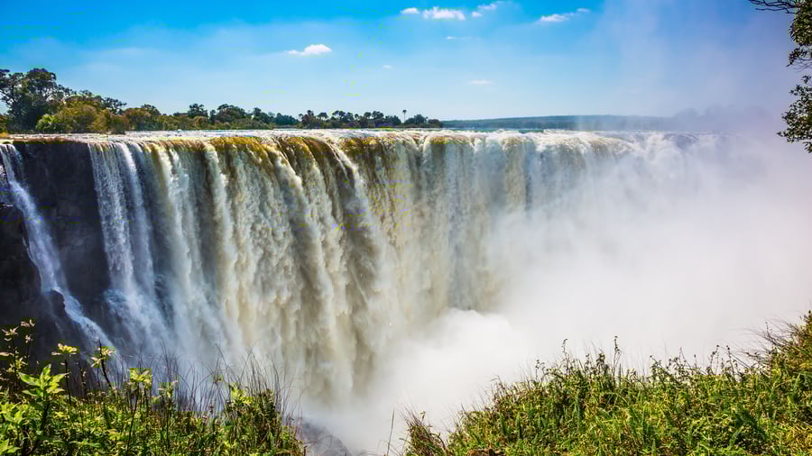 Victoria Falls i Zimbabwe