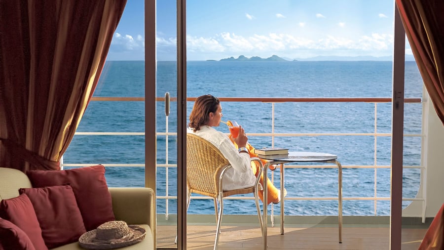 Nyd udsigten fra din balkonkahyt