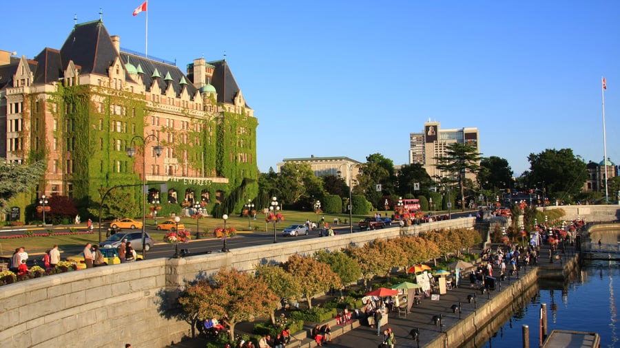 Vancouver Island on a sunny day
