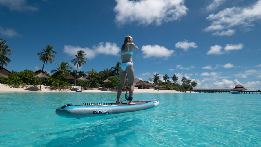Upptäck området med paddleboard